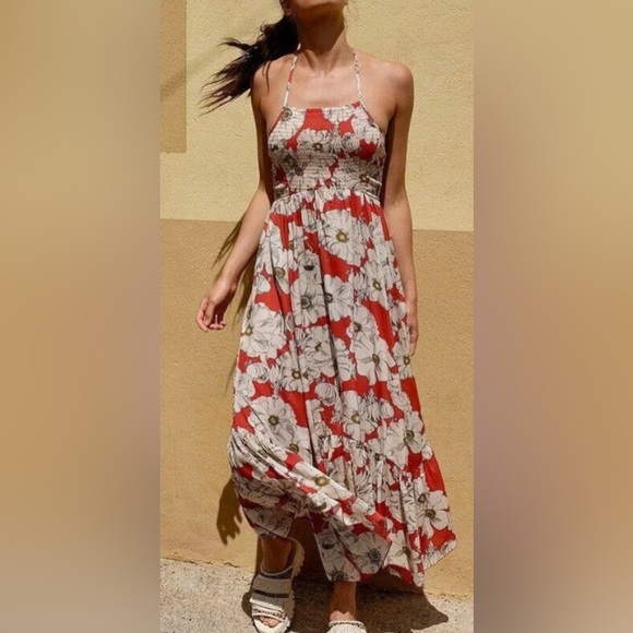 Free‎ People Intimately Heatwave Boho Printed Dress Size Small - Picture 1 of 9